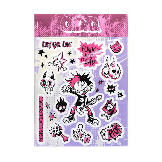 JAXX [PUNK'S NOT DEAD] STICKER SHEET